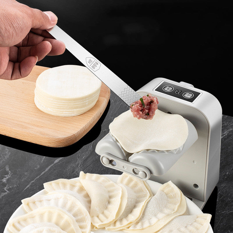 Kitchen gadget for making potstickers and empanadas.