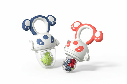 Baby food feeder pacifier for safe infant feeding